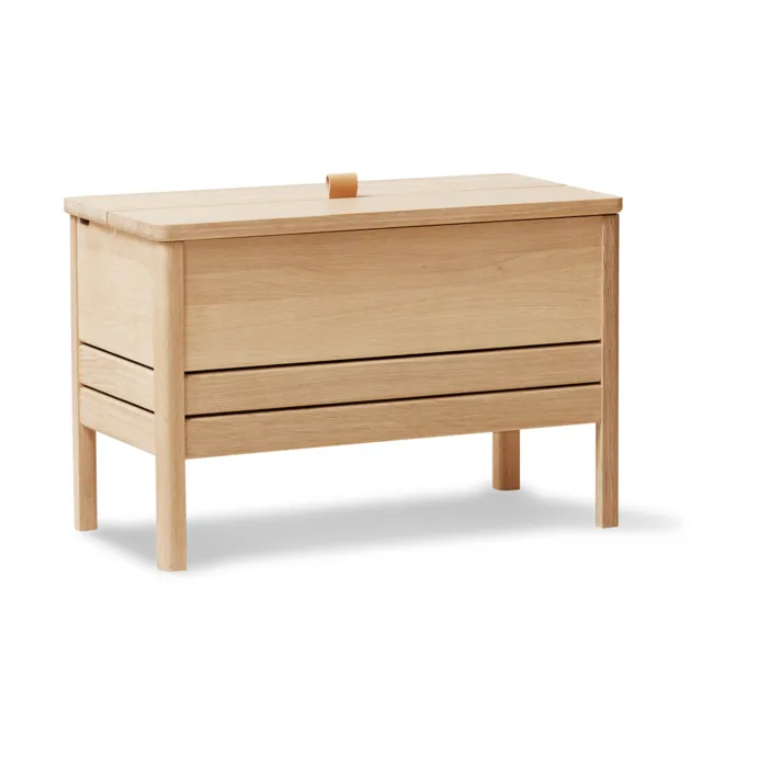 A Line opbergbank 68 cm, Geoliede eik Form & Refine