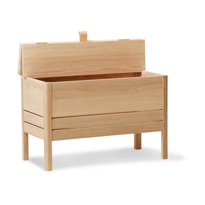 A Line opbergbank 68 cm, Geoliede eik Form & Refine