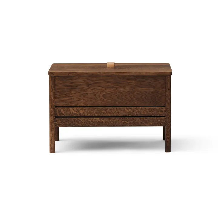 A Line opbergbank 68 cm - Gerookt eiken - Form & Refine