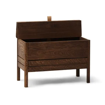 A Line opbergbank 68 cm - Gerookt eiken - Form & Refine
