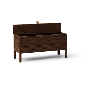 A Line opbergbank 90 cm - Gerookt eiken - Form & Refine