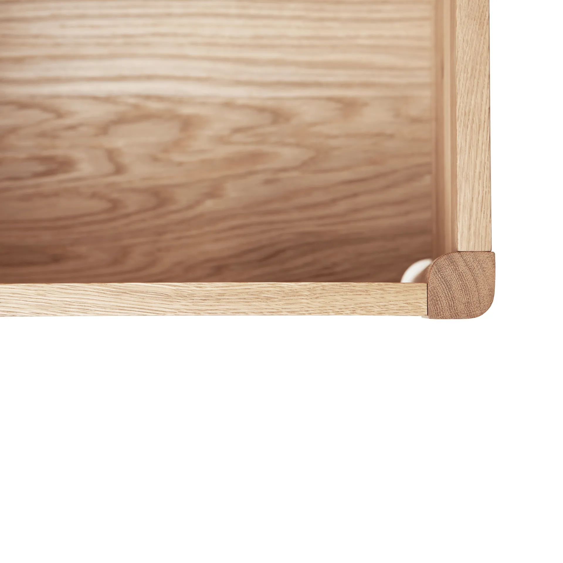 A Line opbergbank 90 cm, Wit eikenhout Form & Refine