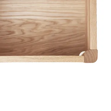 A Line opbergbank 90 cm - Wit eikenhout - Form & Refine