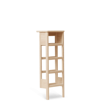A Line schoenenrek 35x100 cm - Wit eiken - Form & Refine