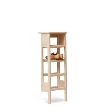 A Line schoenenrek 35x100 cm - Wit eiken - Form & Refine