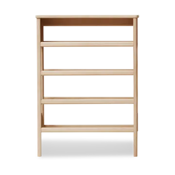 A Line schoenenrek 72x100 cm - Wit eiken - Form & Refine