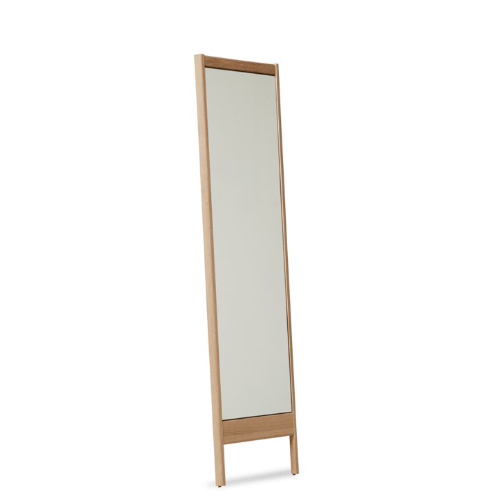 A Line wandspiegel, Wit eiken Form & Refine