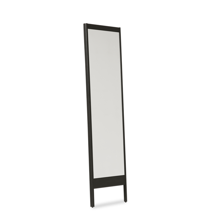 A Line wandspiegel, Zwart Form & Refine