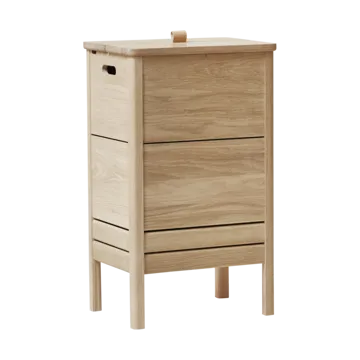 A Line wasmand - Wit eiken - Form & Refine