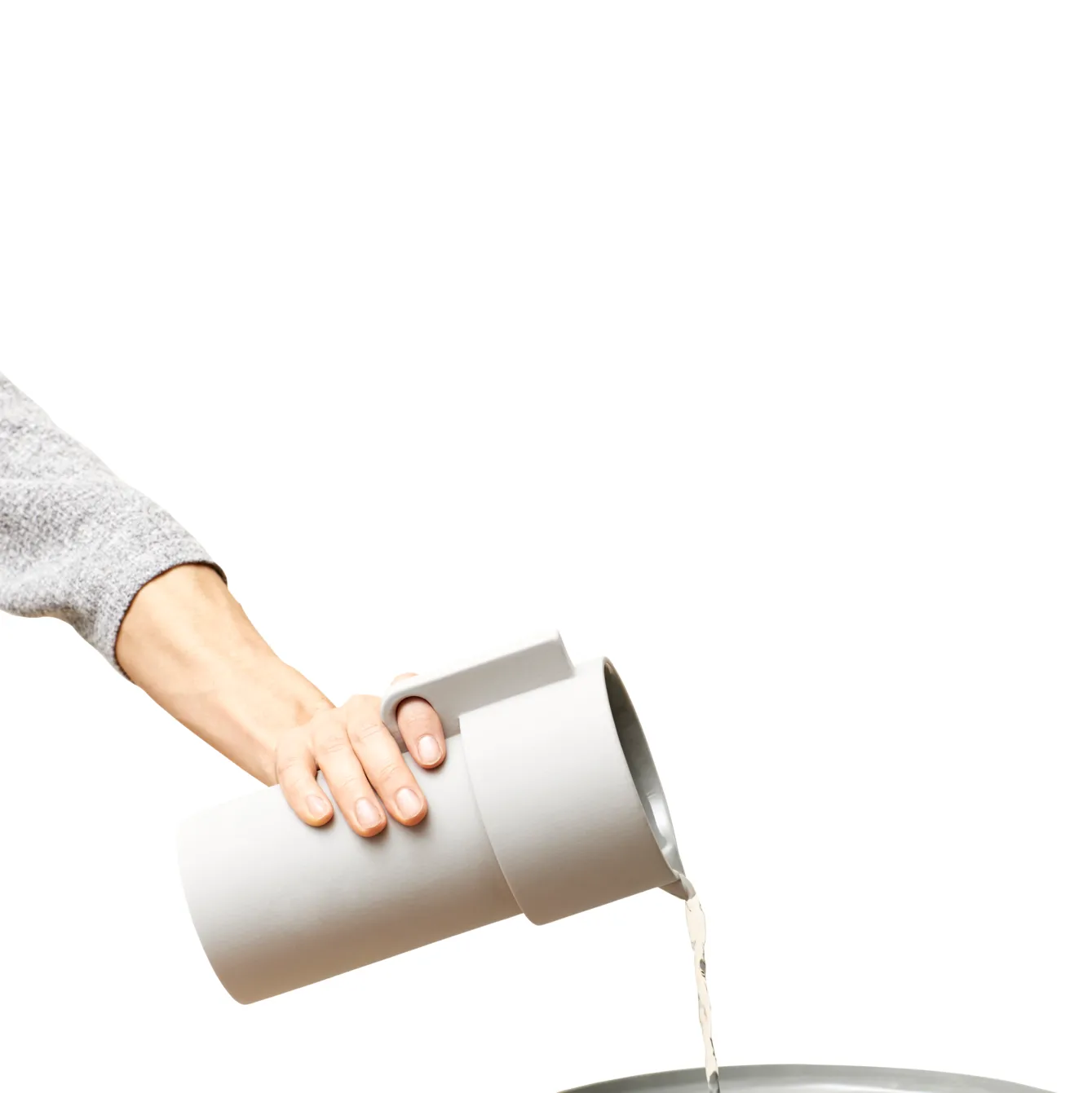 Alcoa karaf 1L, Lichtgrijs Form & Refine