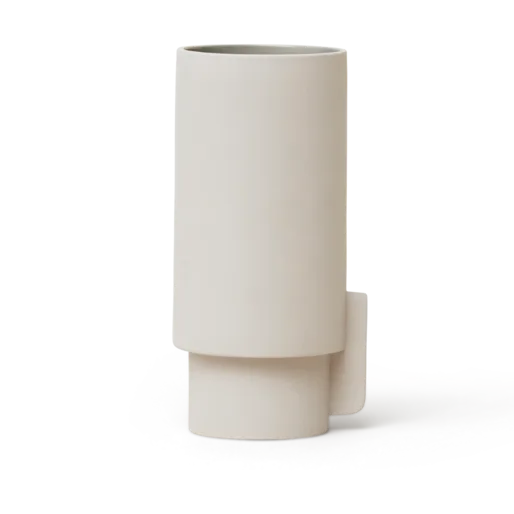 Alcoa vaas L, Light grey Form & Refine