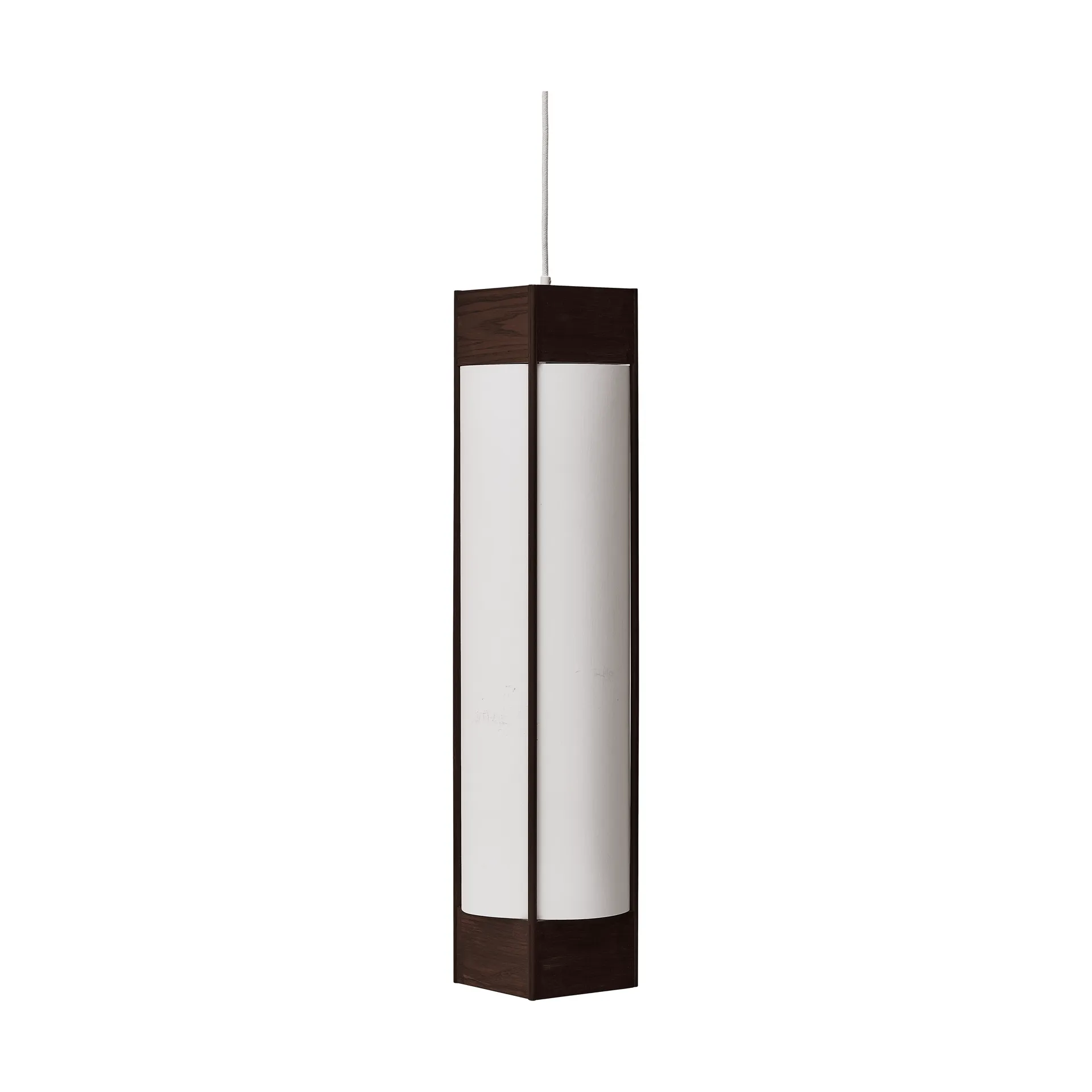 Andon hanglamp, Donkerbruin essen, long Form & Refine