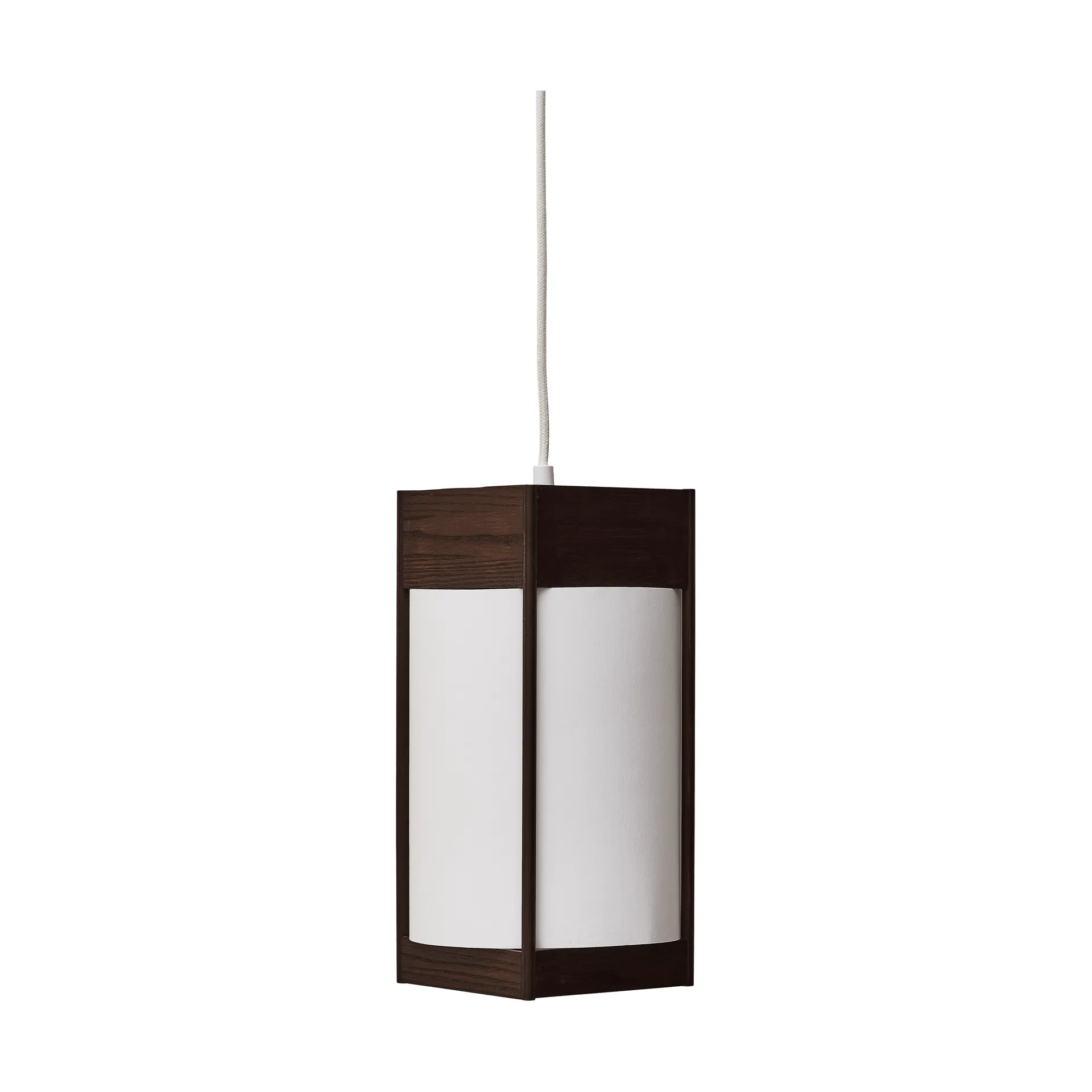 Andon hanglamp, Donkerbruin essen, medium Form & Refine