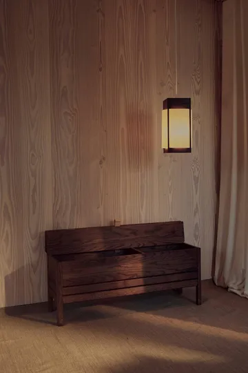 Andon hanglamp - Donkerbruin essen, medium - Form & Refine