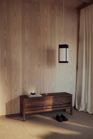 Andon hanglamp - Donkerbruin essen, medium - Form & Refine