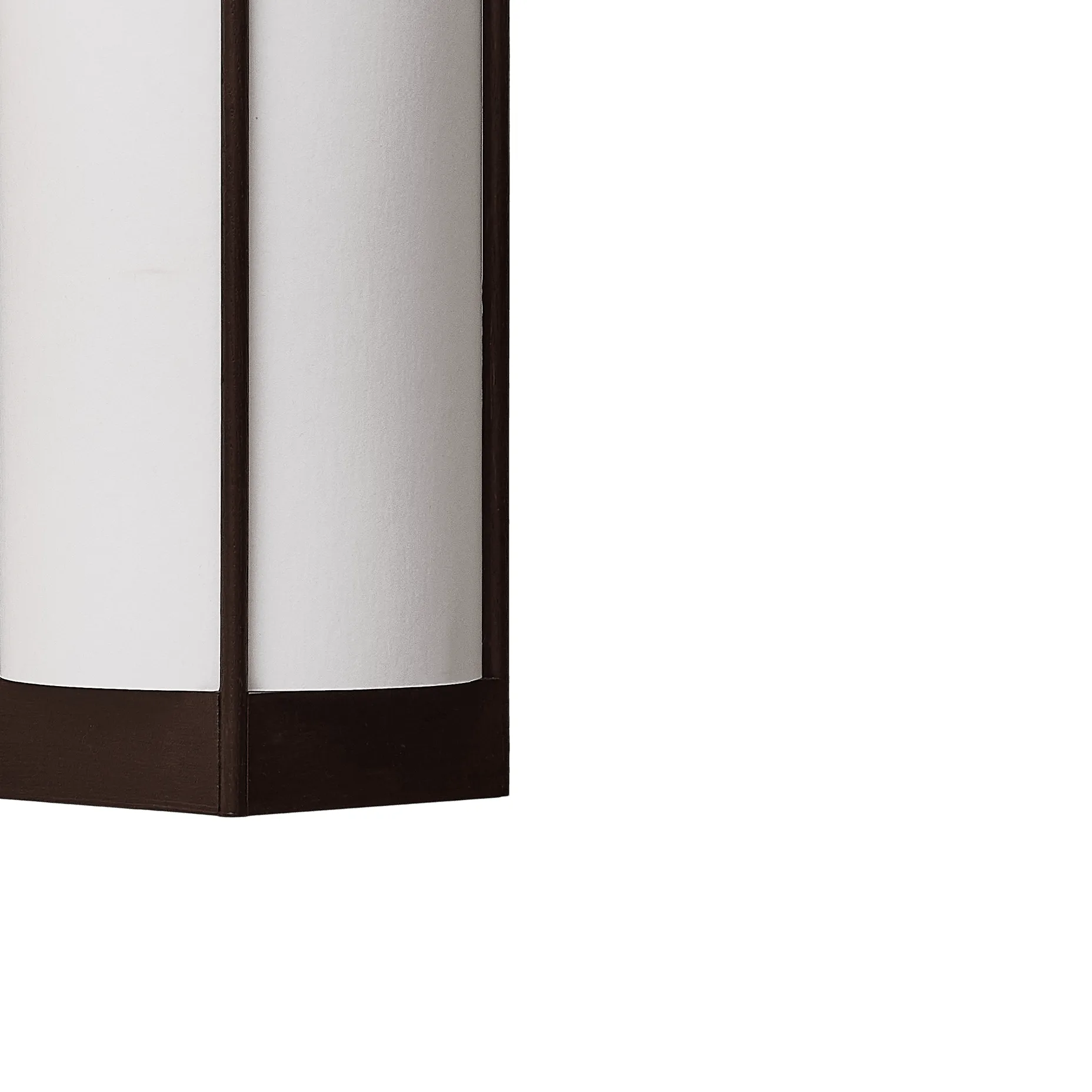 Andon hanglamp, Donkerbruin essen, small Form & Refine