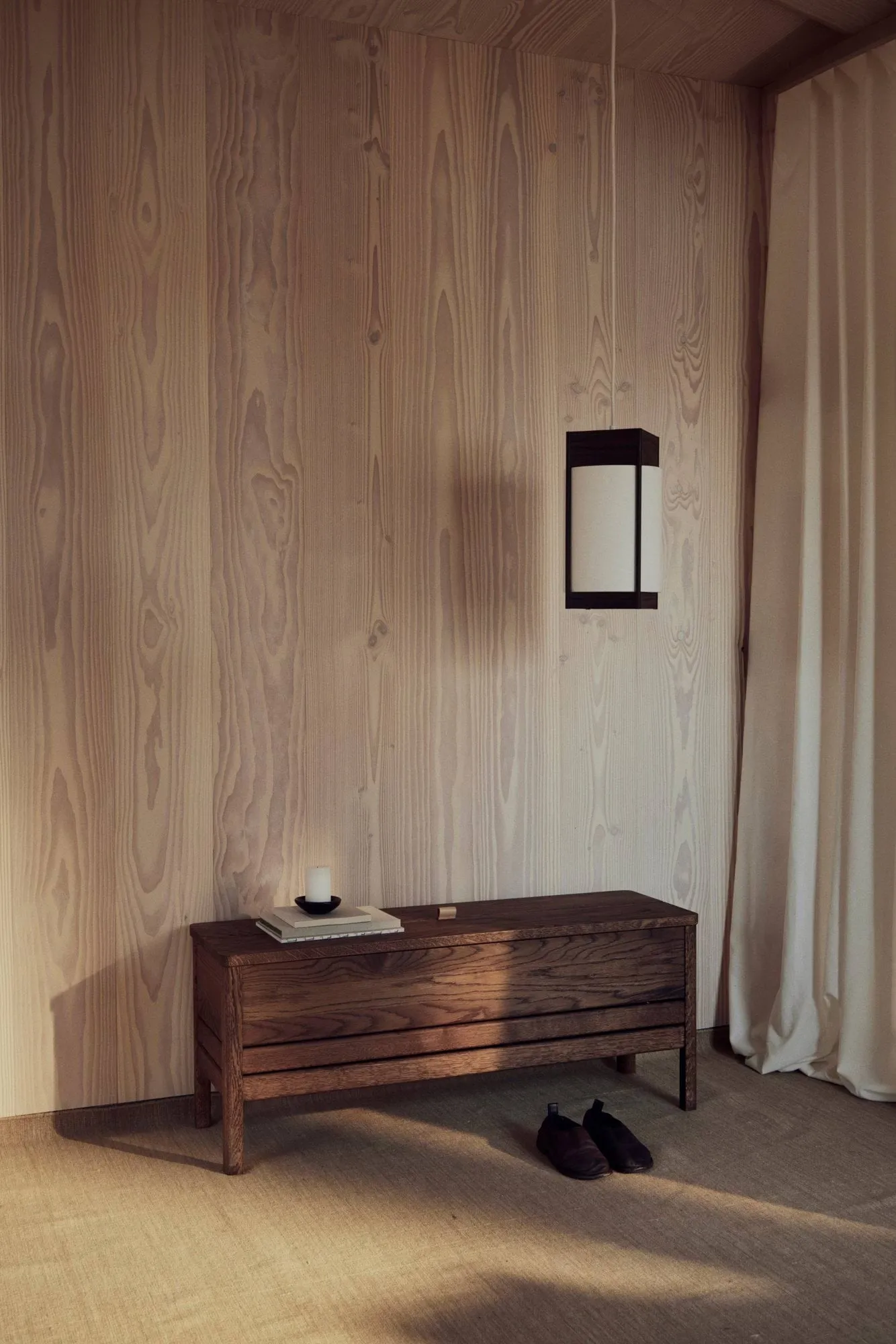 Andon hanglamp, Esdoorn, medium Form & Refine