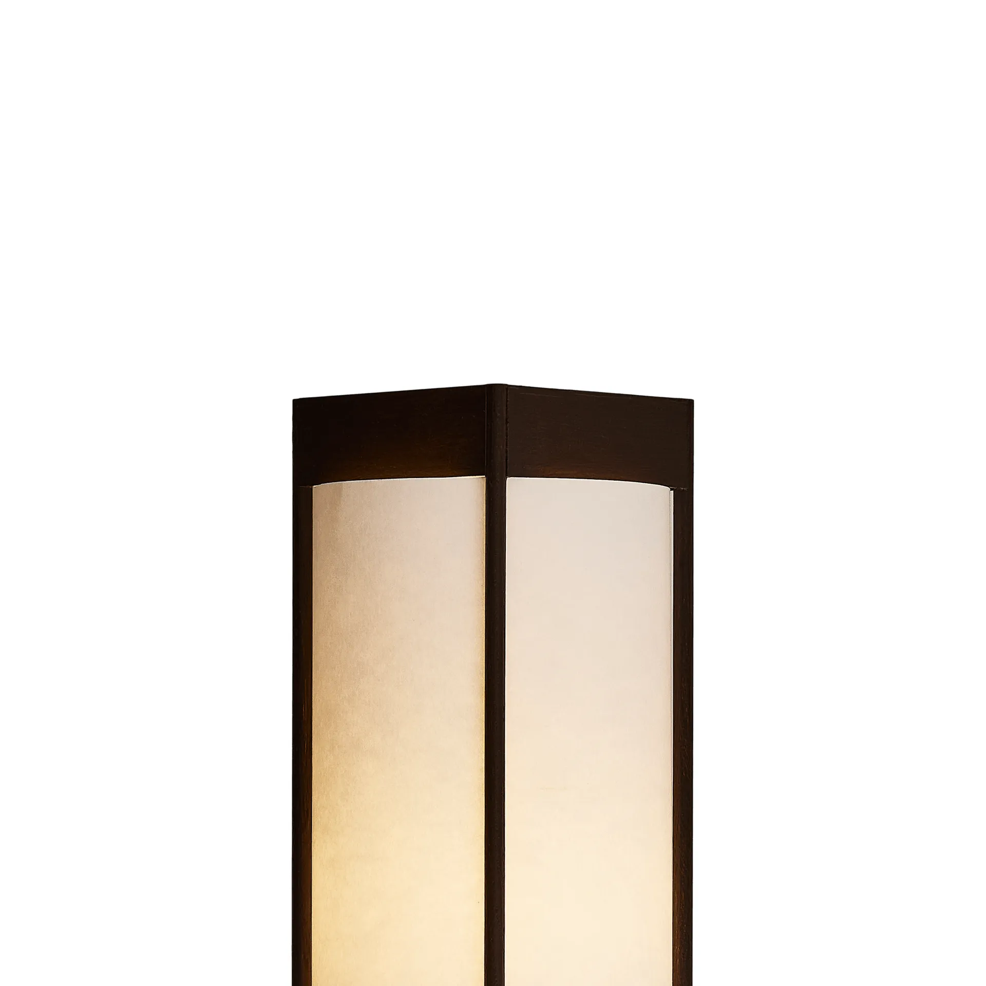 Andon tafellamp, Donkerbruin essen, 32 cm Form & Refine