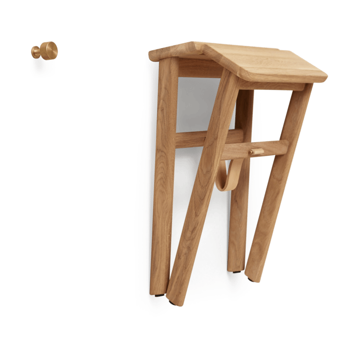 Angle kruk opvouwbaar, Eikenhout Form & Refine