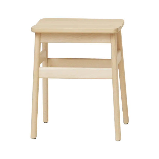 Angle Standard ronde kruk 45 cm, Beukenhout, Ø32x46 cm Form & Refine