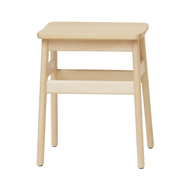Angle Standard ronde kruk 45 cm - Beukenhout, Ø32x46 cm - Form & Refine