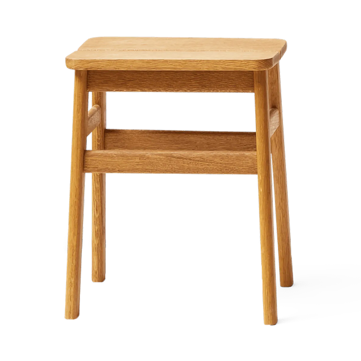 Angle Standard ronde kruk 45 cm, Eikenhout, Ø32x46 cm Form & Refine