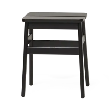 Angle Standard ronde kruk 45 cm - Zwart, Ø32x46 cm - Form & Refine