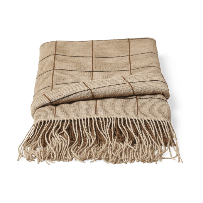 Aymara deken 130x190 cm, New square brown Form & Refine