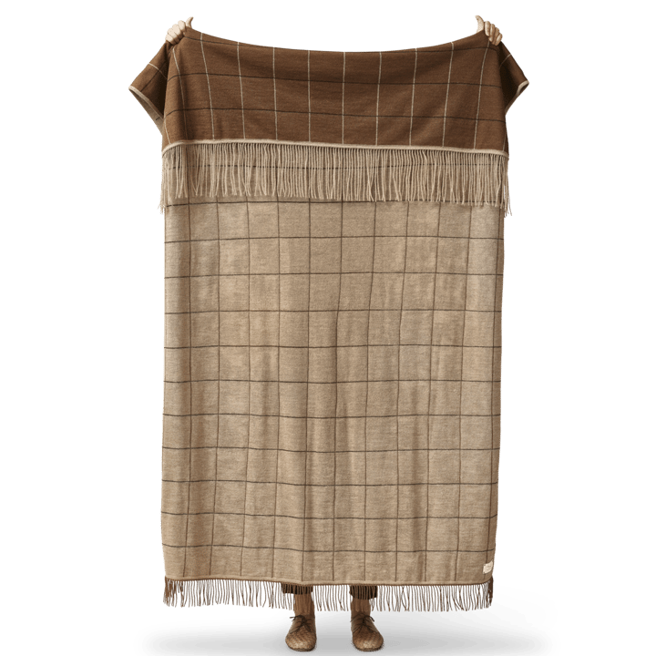 Aymara deken 130x190 cm, New square brown Form & Refine