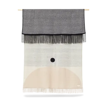 Aymara deken 130x190 cm - Pattern crème - Form & Refine