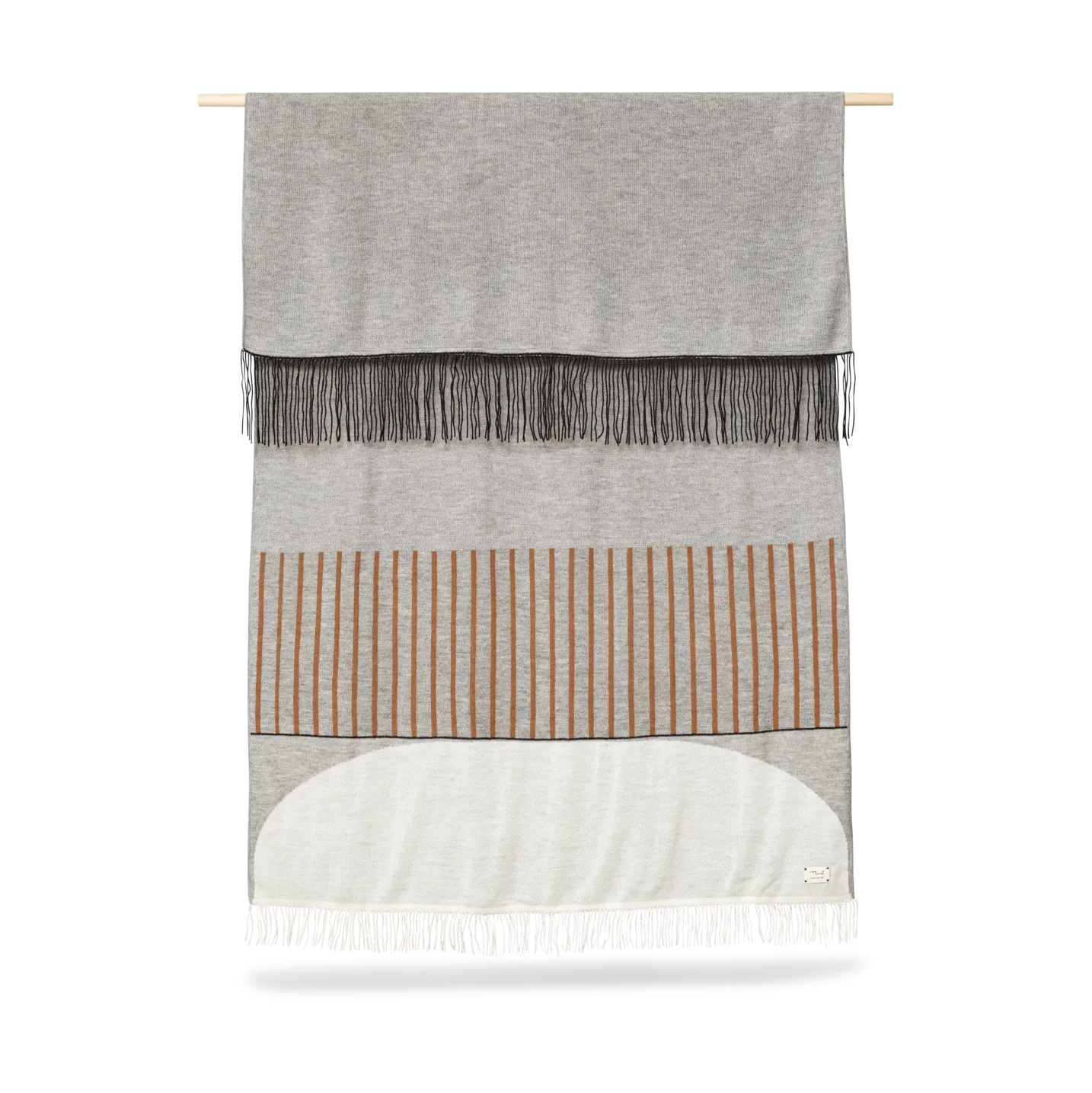 Aymara deken 130x190 cm, Pattern grey Form & Refine