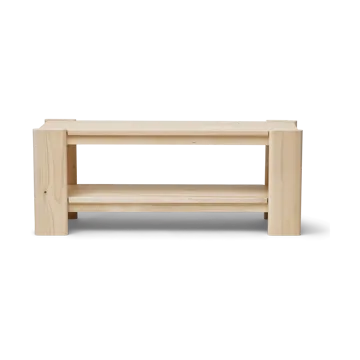 Beam bank 112 cm - Dennenbos - Form & Refine