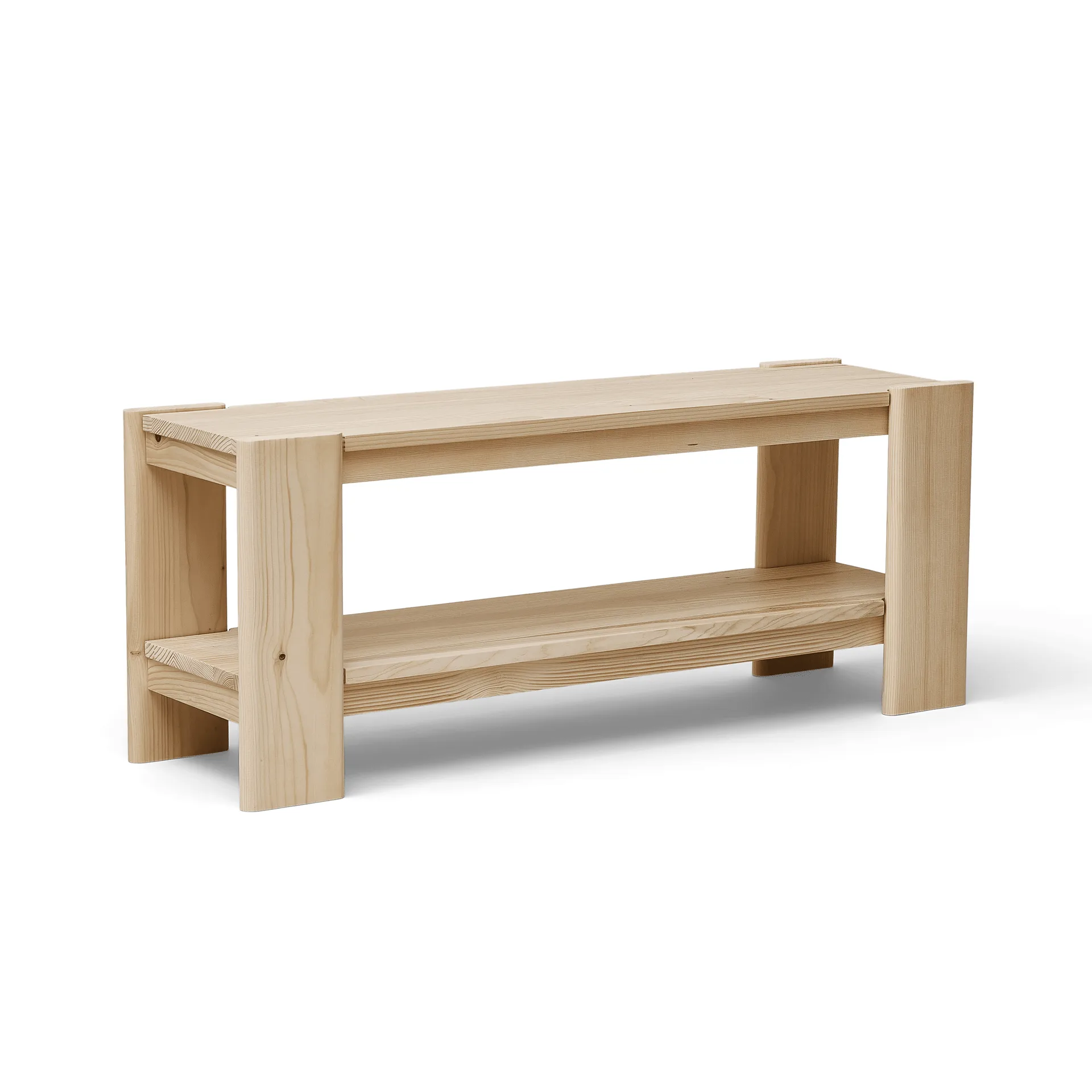 Beam bank 112 cm, Dennenbos Form & Refine