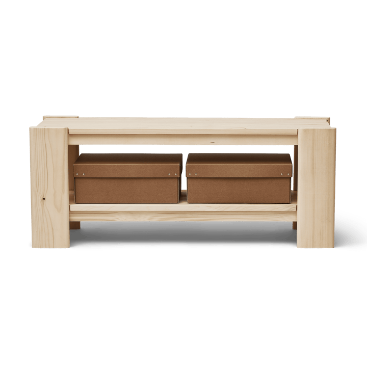 Beam bank 112 cm, Dennenbos Form & Refine