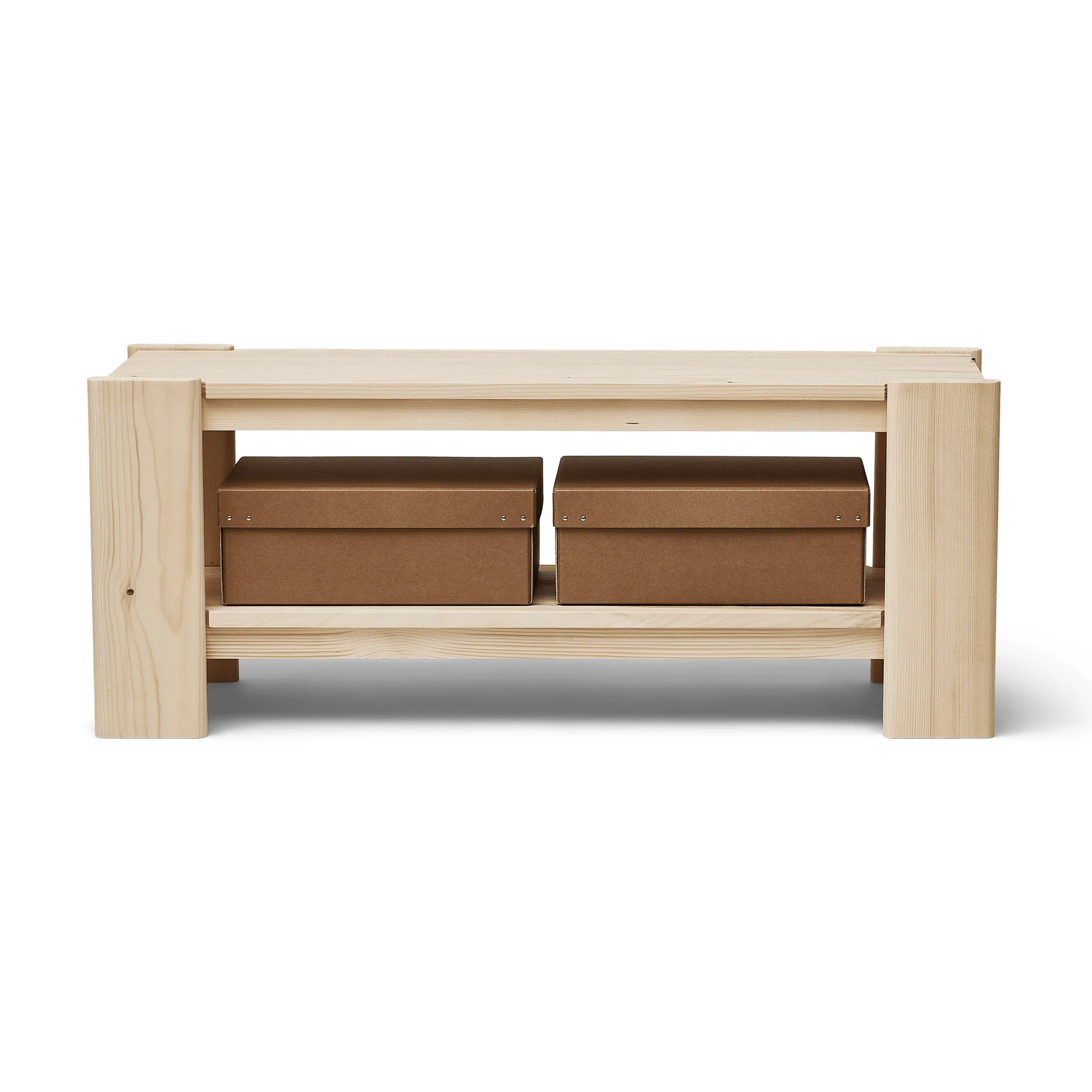 Beam bank, Dennenbos, 112 cm Form & Refine