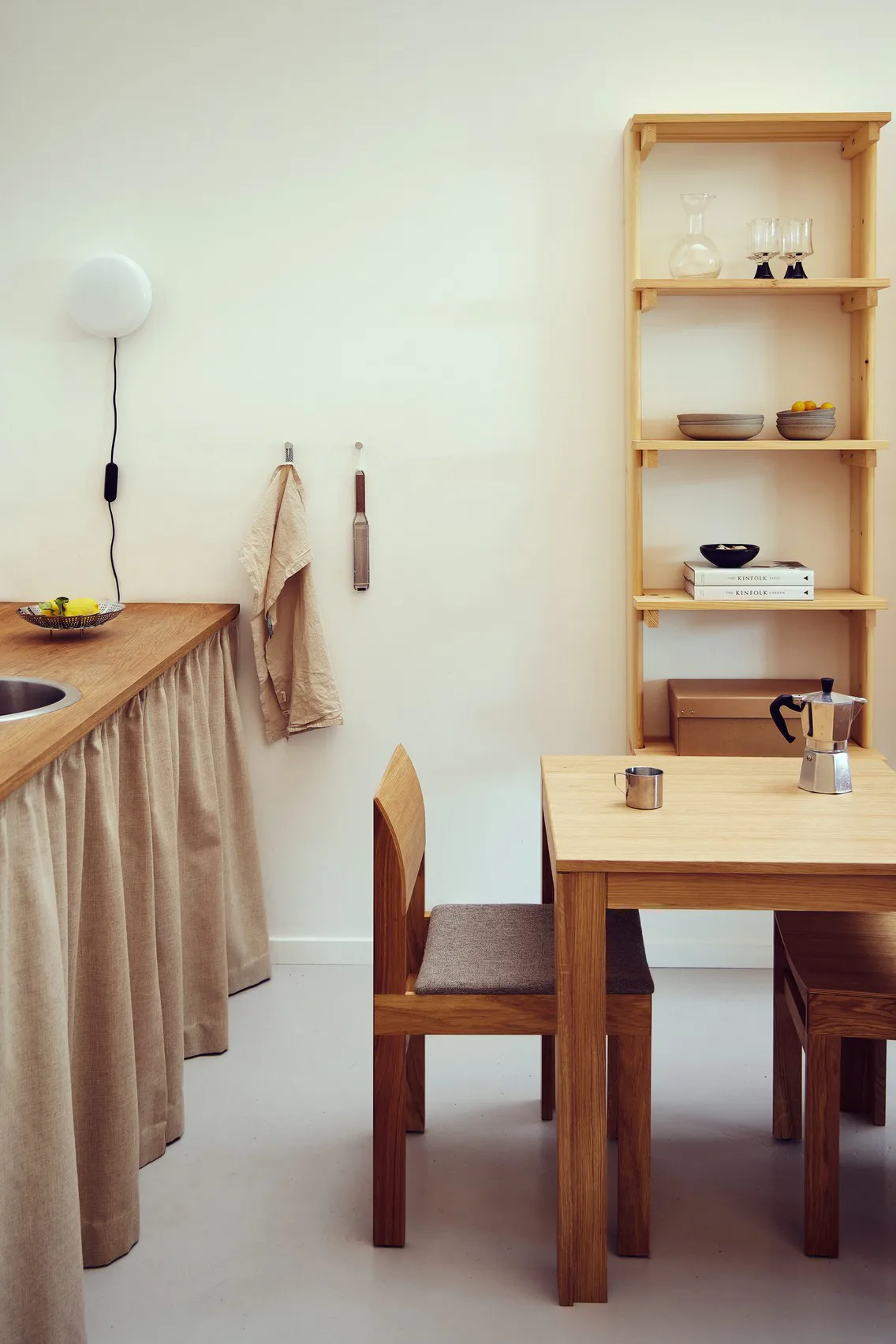 Beam wandplank 5 planken, Dennenbos Form & Refine