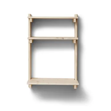 Beam wandplank met bureau - Dennenbos - Form & Refine
