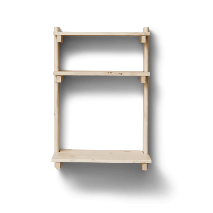 Beam wandplank met bureau - Dennenbos - Form & Refine
