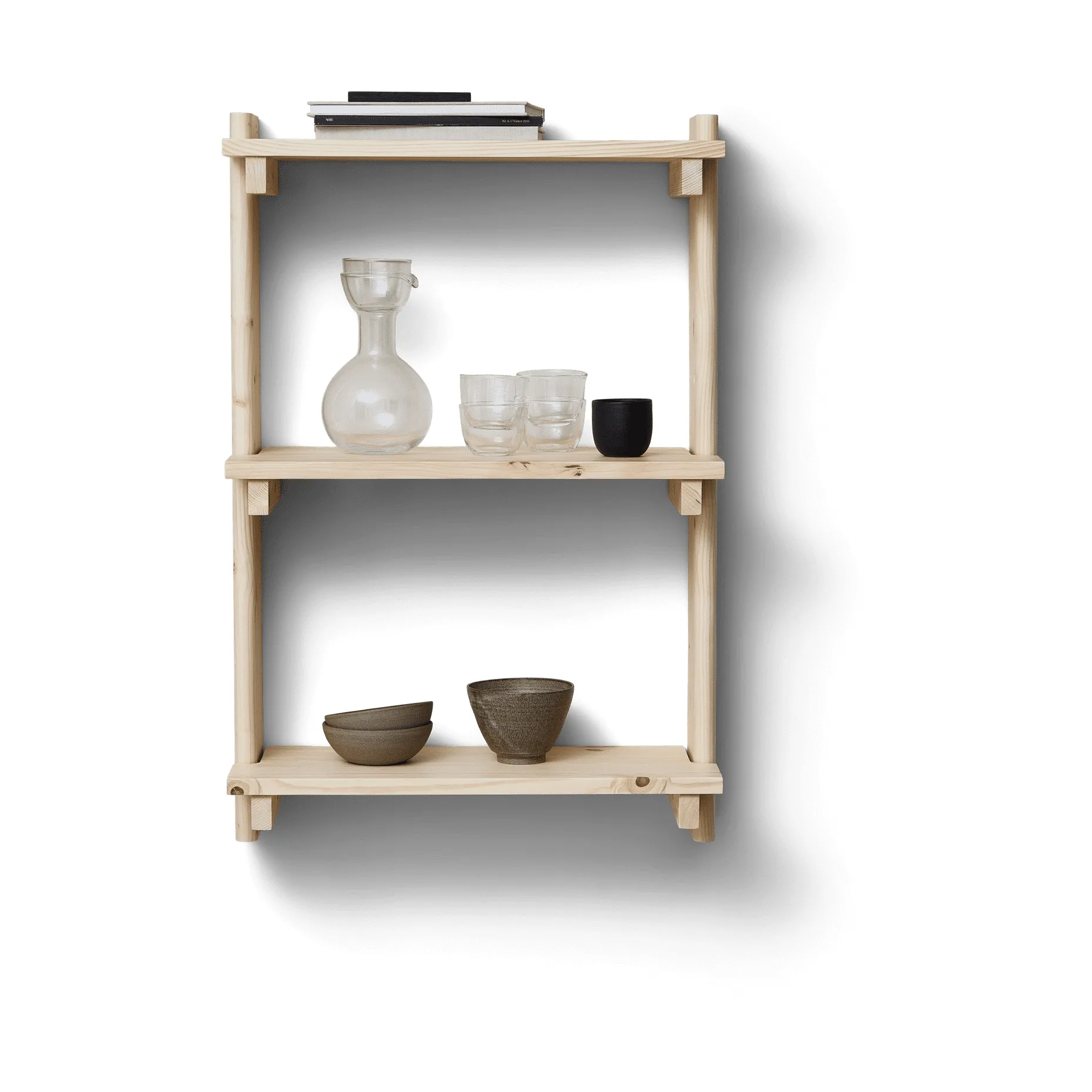 Beam wandrek 3 planken, Dennenbos Form & Refine