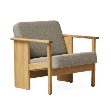 Block loungestoel - Eik-Hallingdal 65-0227 - Form & Refine