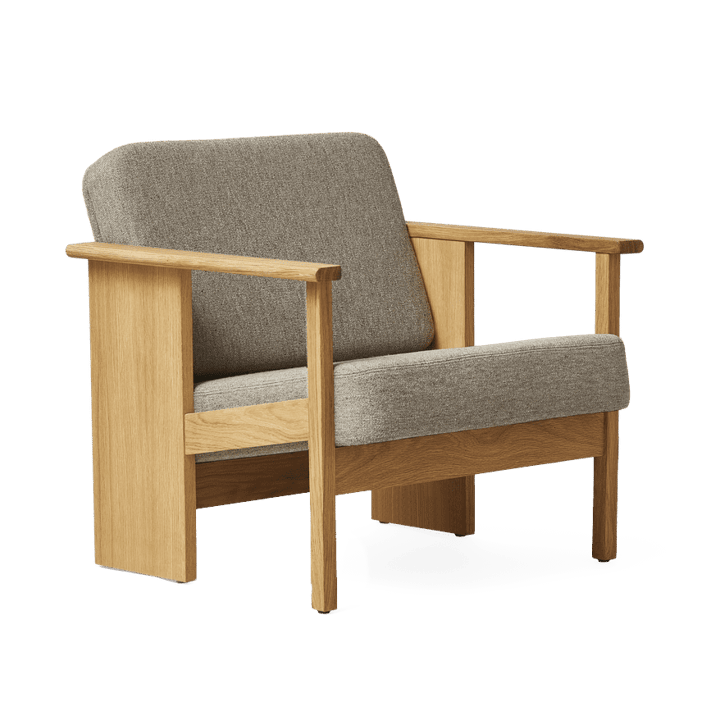 Block loungestoel - Eik-Hallingdal 65-0227 - Form & Refine