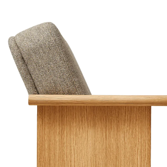 Block loungestoel, Eik-Hallingdal 65-0227 Form & Refine