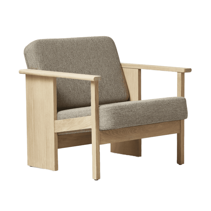 Block loungestoel - Wit eik-Hallingdal 65-0227 - Form & Refine