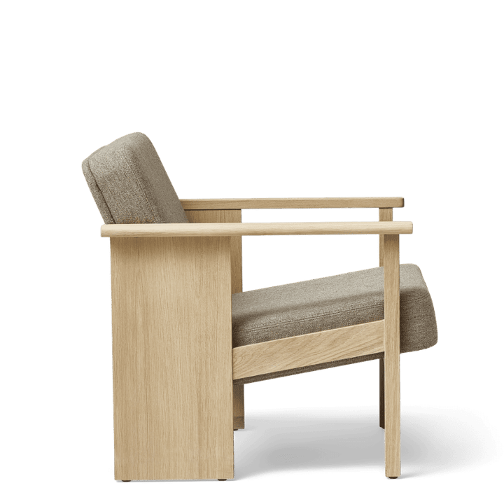 Block loungestoel, Wit eik-Hallingdal 65-0227 Form & Refine