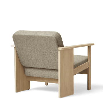 Block loungestoel - Wit eik-Hallingdal 65-0227 - Form & Refine