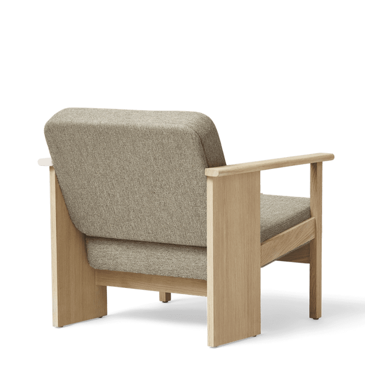Block loungestoel, Wit eik-Hallingdal 65-0227 Form & Refine