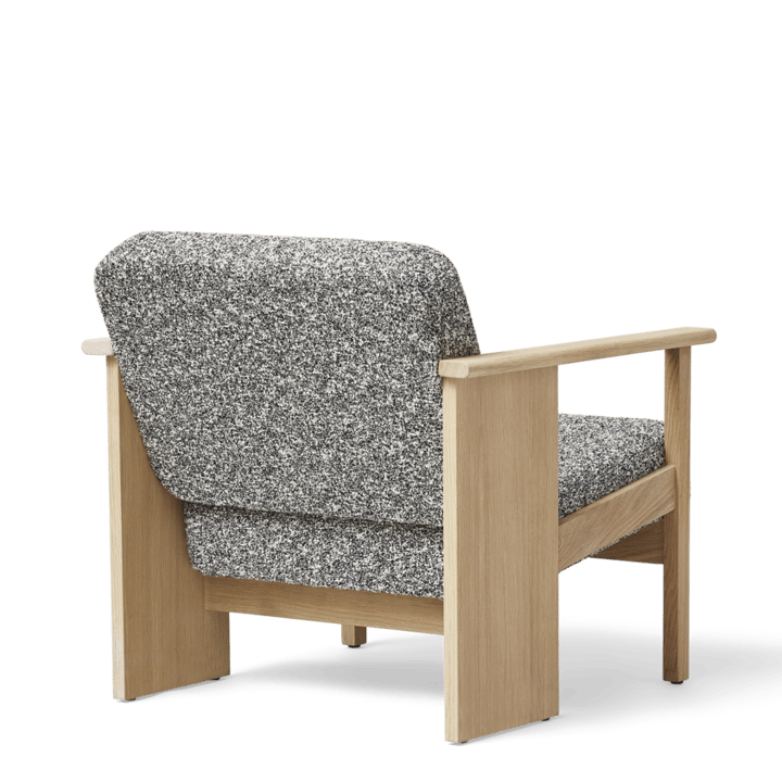 Block loungestoel, Wit eik-Zero 0004 Form & Refine