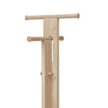 Foyer rockhanger 173,3 cm - Wit eiken - Form & Refine