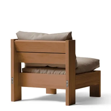 Icon loungestoel - Technicolor 0370-diepbruin dennen - Form & Refine