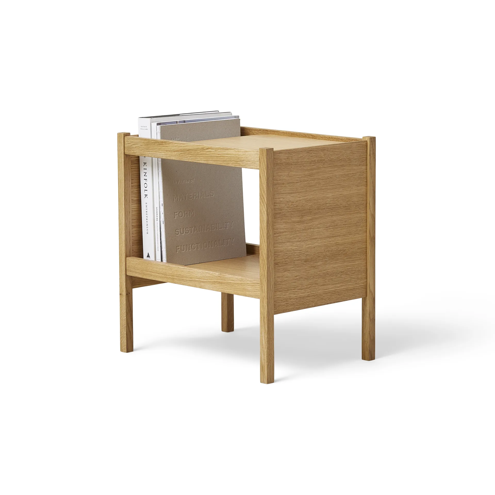 Journal bijzettafel 29x43 cm, Eikenhout Form & Refine